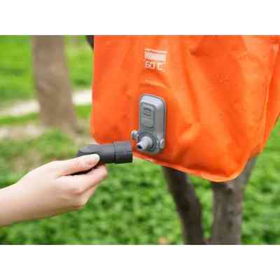 Душ портативный Flextail Tiny Shower Bag із ємністю та насосом 20 л помаранчевий (TSB-650) Винница