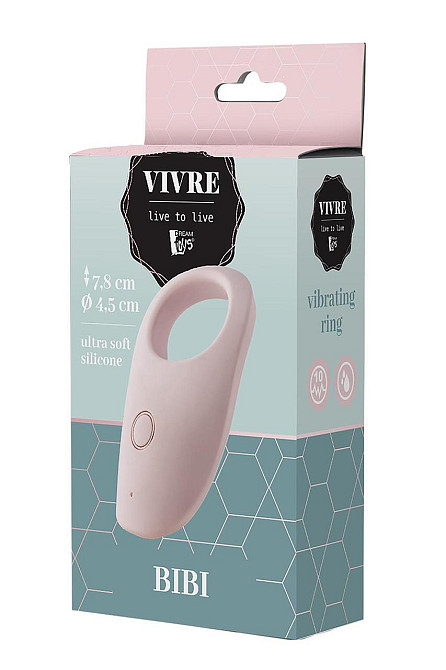 Кільце ерекційне з вібрацією Dream Toys VIVRE COCKRING BIBI Sex Aura Київ - фото 7