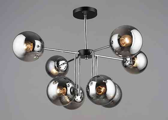 Люстра K2307/8 Чорний + Хром Коломия