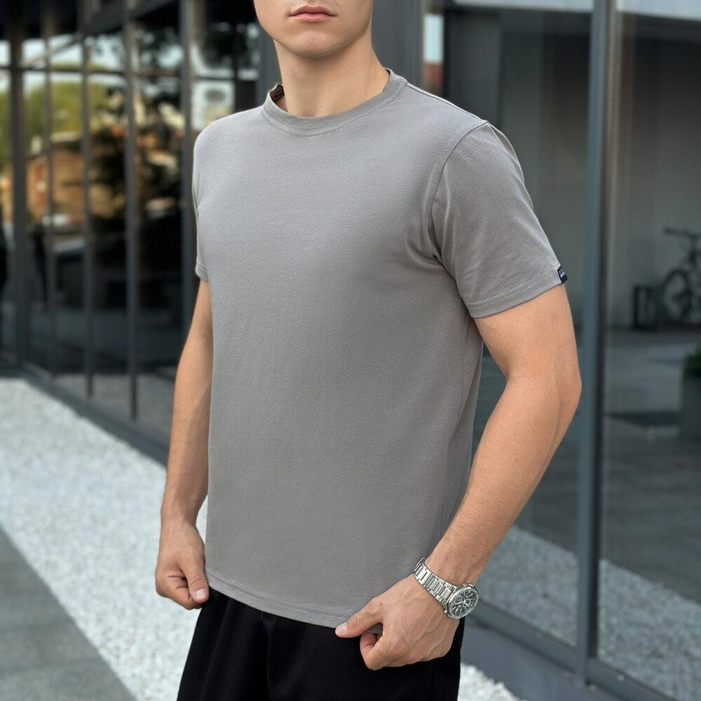 Мужская футболка стальная Pobedov Peremoga Киев - изображение 1