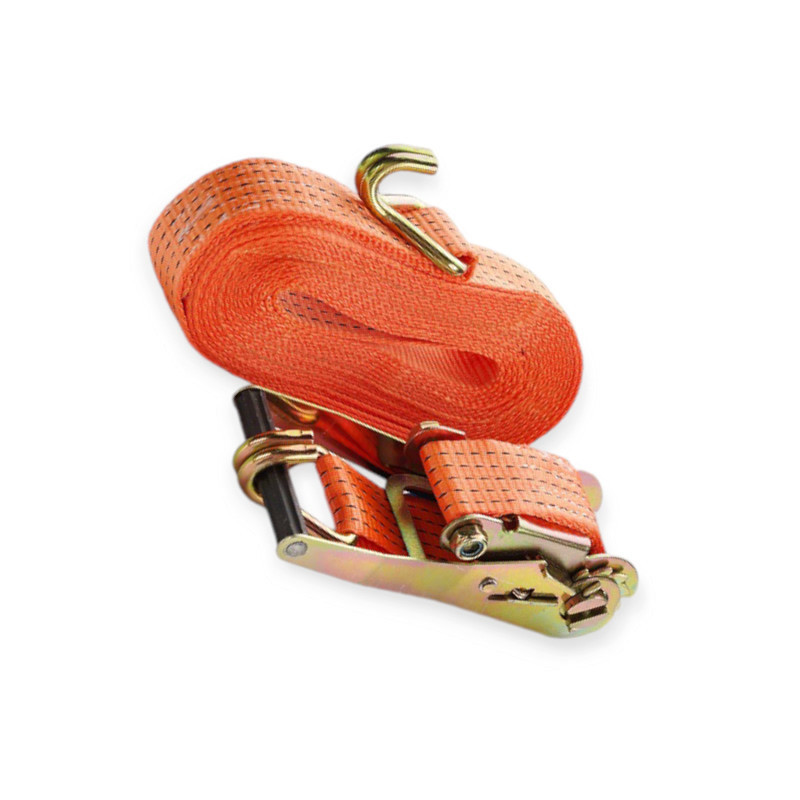 Трос стяжной 5т х 12м х 50мм пласт. ручка полиэстр Мукачево - изображение 1