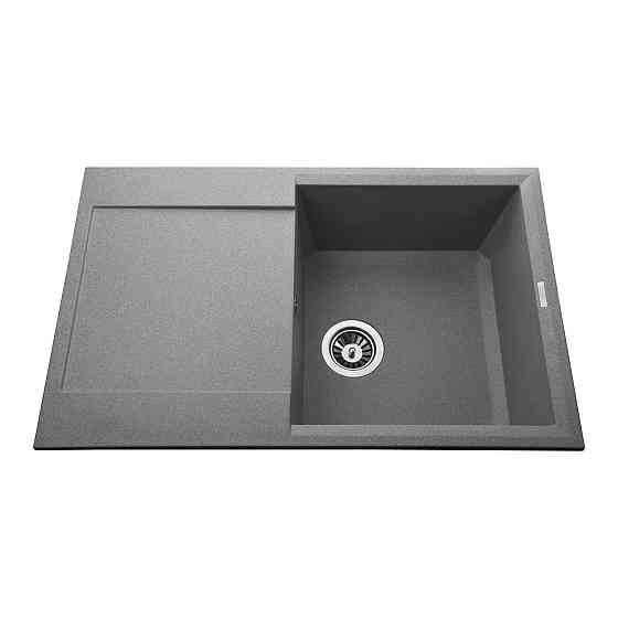 Гранитная мойка Globus Lux KOMO серый камень 790x500мм-А0005 (000011387) Киев