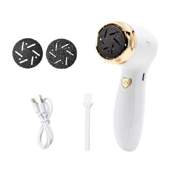 Пемза аккумуляторная для удаления грубой кожи стоп Foot Grinder Y2023 для пяток с usb-кабелем PB-59 Львов - изображение 1