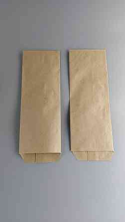 Бумажные пакеты саше  8 см*23см коричневый (100 шт) Харьков