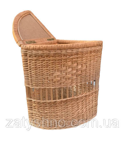 Кошик для білизни кутовий з візерунком Київ - фото 1