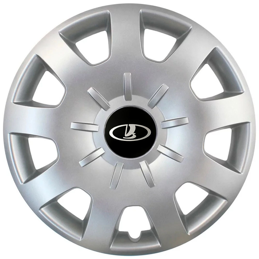 Автомобильные модельные колпаки R15 Lada 314 4шт, SJS, серебряные Киев - изображение 1