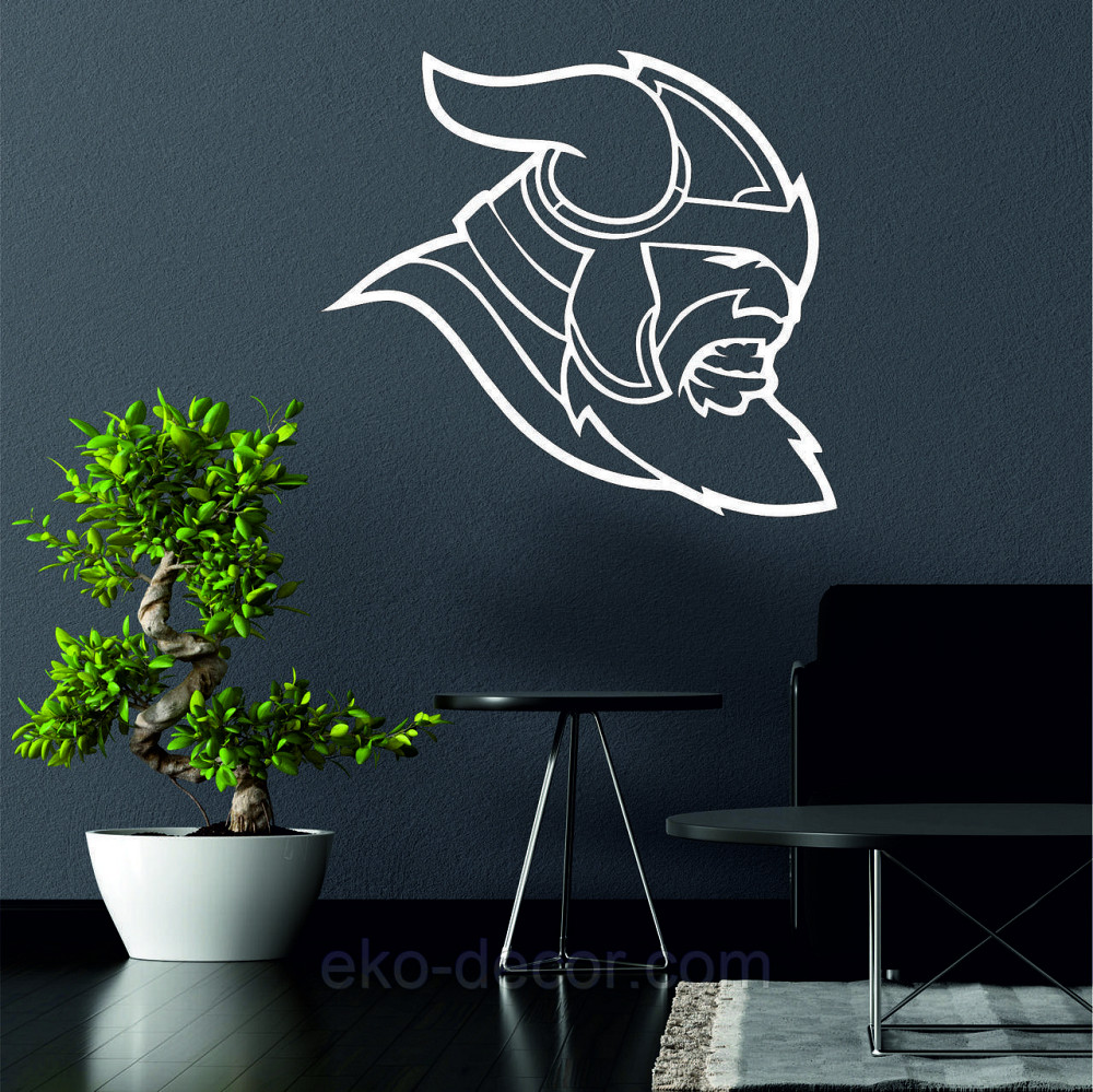 Декоративное настенное Панно «Викинг», Декор на стену 70*63 см, Белый Киев - изображение 1