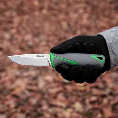 Ніж Ganzo G807-GY Сірий з ножнами (G807GY) Вінниця