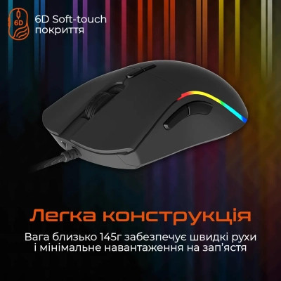 Мышка Meetion GM19 USB Black (MT-GM19_2023-A) Винница - изображение 6