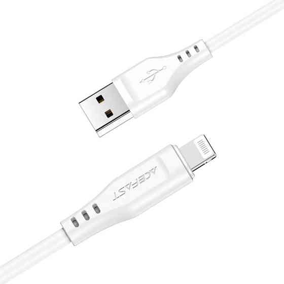Кабель USB 2.0 AM-Lighting, 1,2 м, 2,4A, TPE C3-02 White Acefast Вінниця