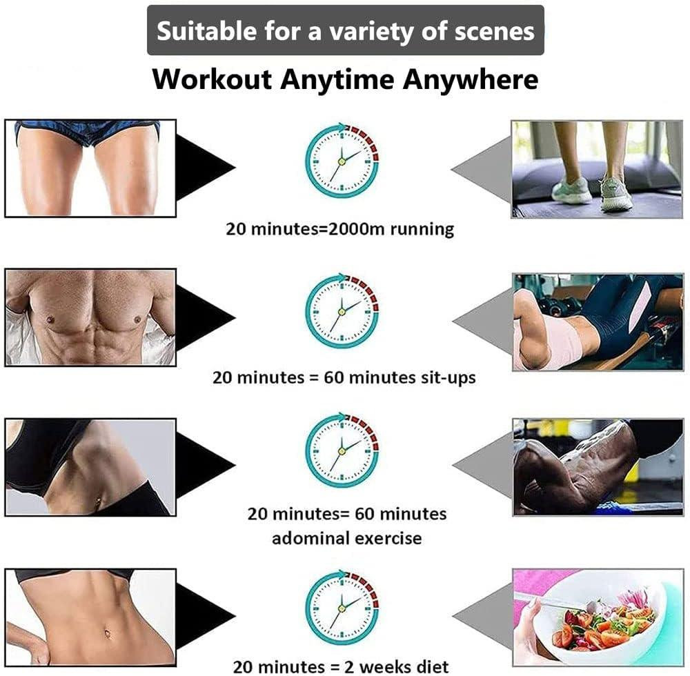 Електростимулятор EMS Abdominal Belt Чорний масажер-пояс для живота/рук/ніг/сідниць 6 режимів 9 рівнів USB Київ - фото 4