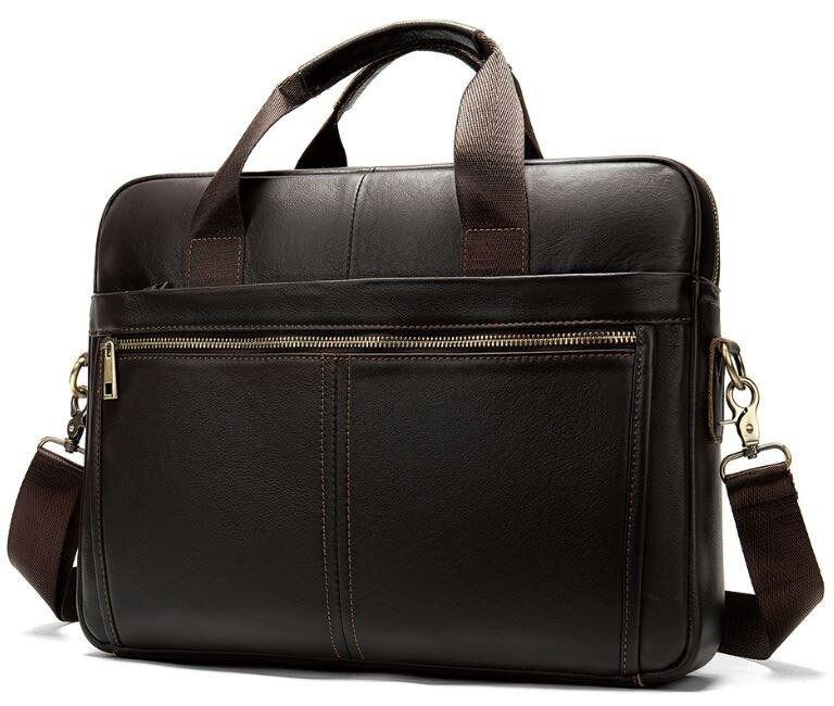Сумка чоловіча під ноутбук Vintage 14670 Коричнева Київ - фото 1