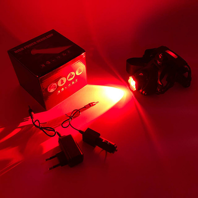 Потужний ліхтарик світлодіодний на голову PLD-T115-PM30-TG, Ліхтарик налобник, ZW-163 Водонепроникний ліхтарик Київ - фото 7