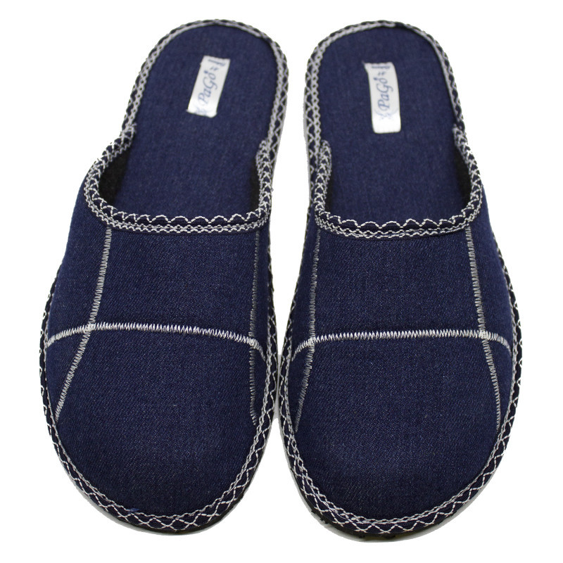 Тапочки чоловічі PaGo "Jeans" Сині M18049-27 Одеса - фото 4