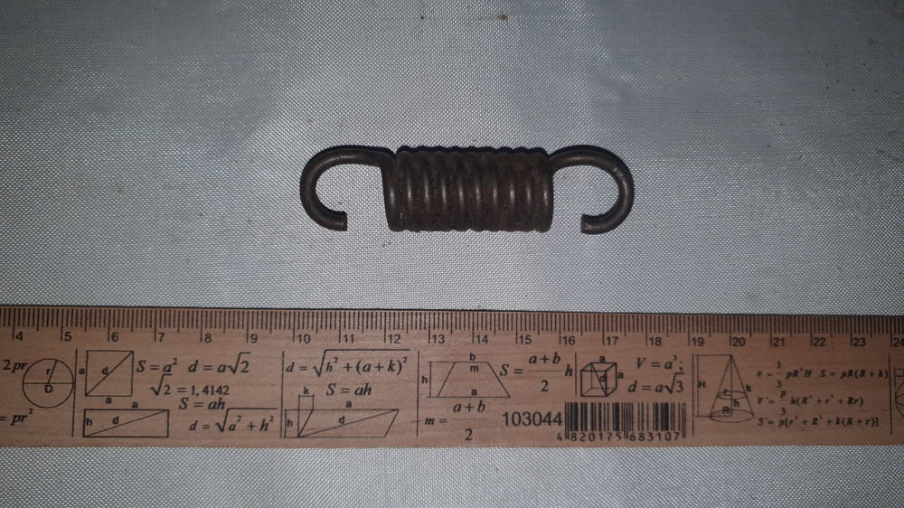 Пружина розтягнення 18х37/75х3.5 мм. СРСР Харків - фото 1