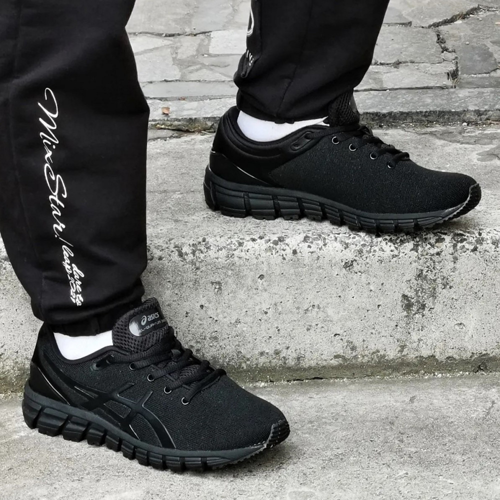 Кросівки Asics GEL Чорні Чоловічі Асикс Гель (розміри: 41,42,43,44,45,46) Відео Огляд Дніпро - фото 6