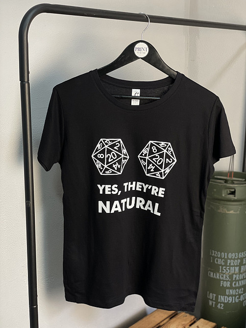 Футболка жіноча "Yes, they're natural" Чернівці - фото 2