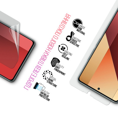 Пленка защитная Armorstandart Kit Clear + Anti-Blue Xiaomi Redmi Note 13 4G (ARM80692) Винница - изображение 3