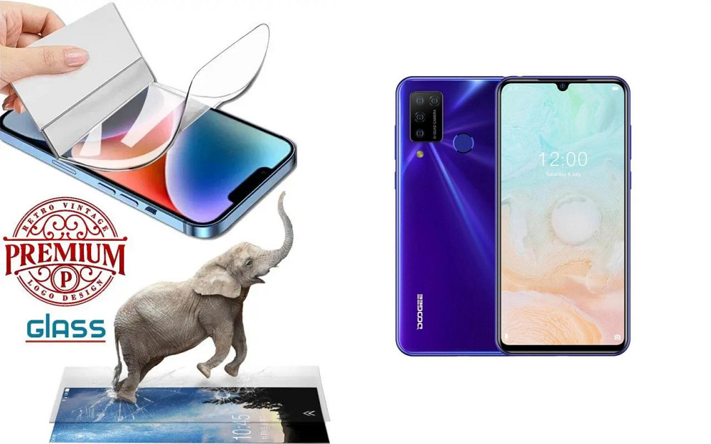 Полиуретановая пленка DOOGEE N20, X20 Pro, Premium, толщина 0,2 мм Киев - изображение 1