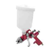 Пистолет покрасочный HVLP d-1.4 с верх. пласт. бачком 600мл RED PROF Мукачево