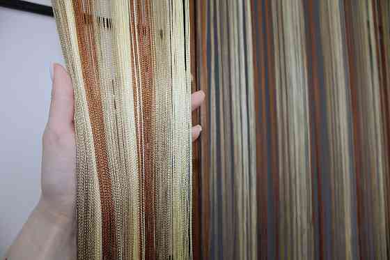 Штори-нитки "Кісея" Бежевий з молочно-коричневим 300х300см 1 шт (61-010) Київ