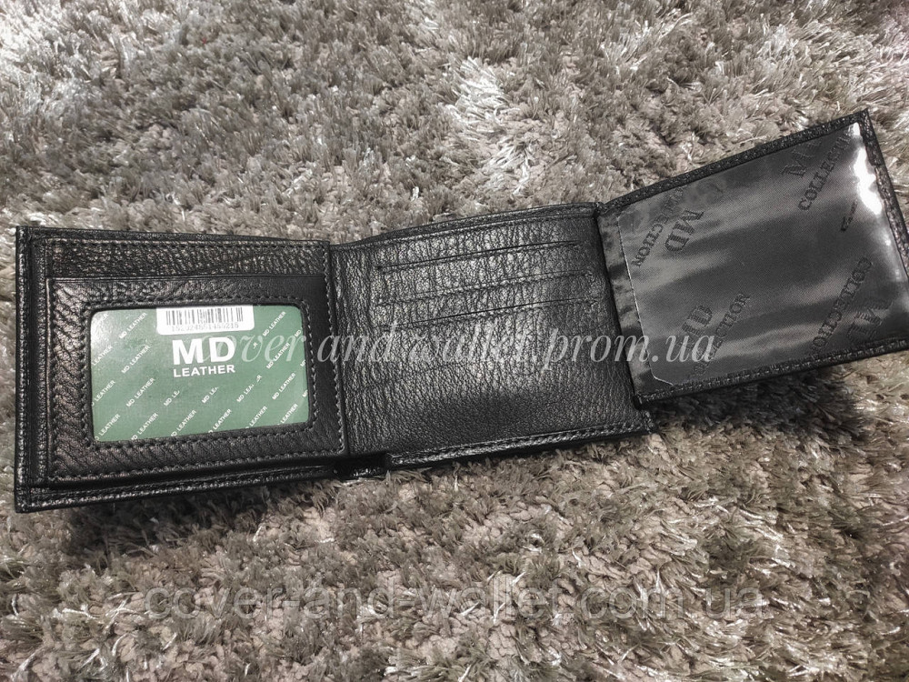Шкіряний чоловічий гаманець на багато карток зі зручною монетницею Marco Coverna 122 Київ - фото 6