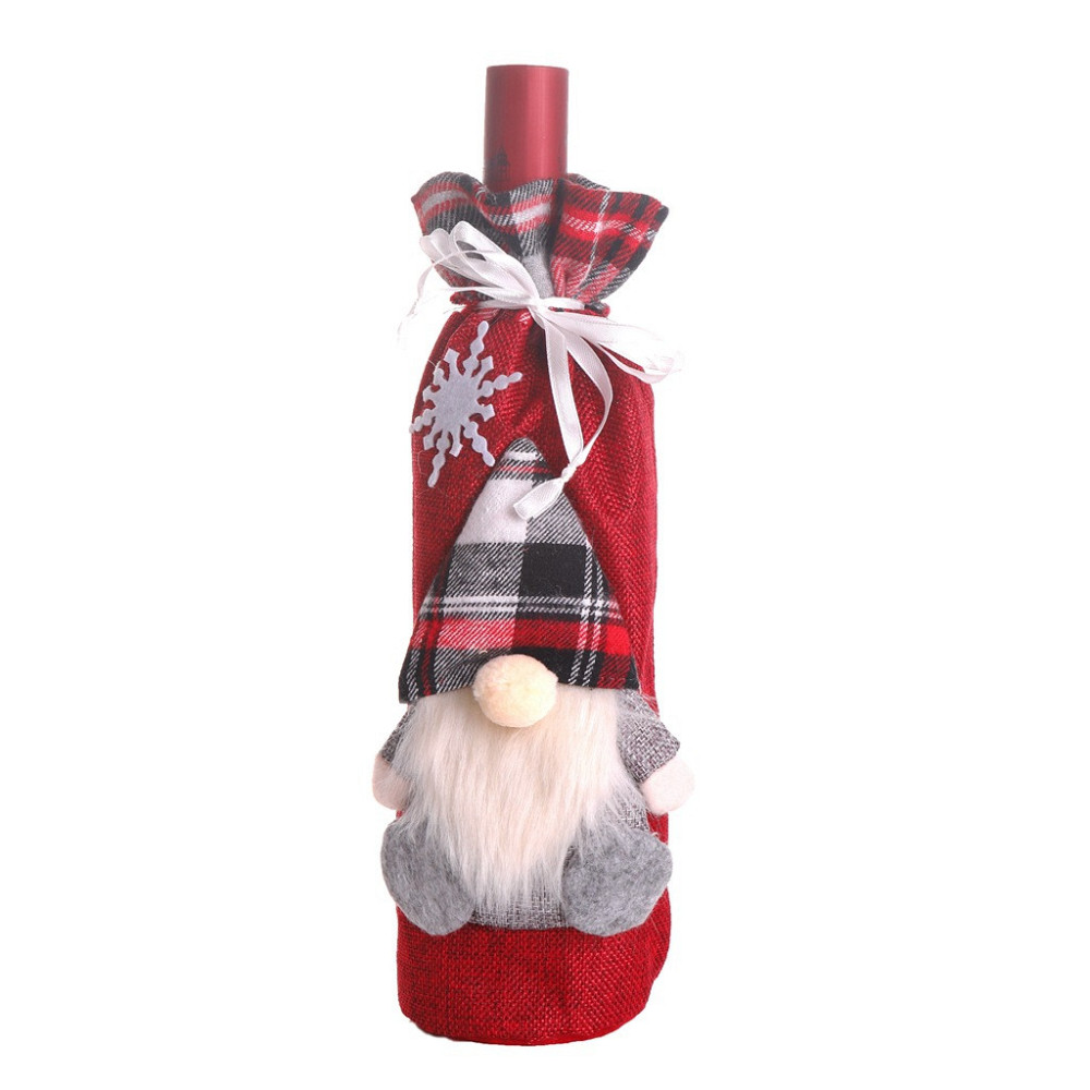 Чохол на пляшку Гном 28 на 13 см різнобарвний Київ - фото 2