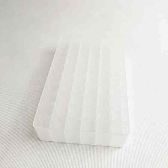 Підставка для маркерів органайзер для канцелярського приладдя 60 осередків Прозора Кам'янець-Подільський