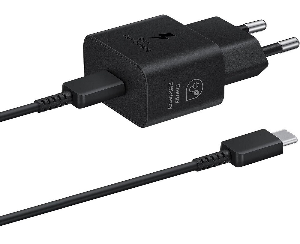 Мережевий зарядний пристрій Samsung 25W Travel Adapter + Type-C cable Black (EP-T2510XBEGEU) (6921948) Київ - фото 1