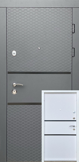 Двери квартирные Redfort, модель Грация (Антрацит), комплектация Комфорт 960 Киев - изображение 3