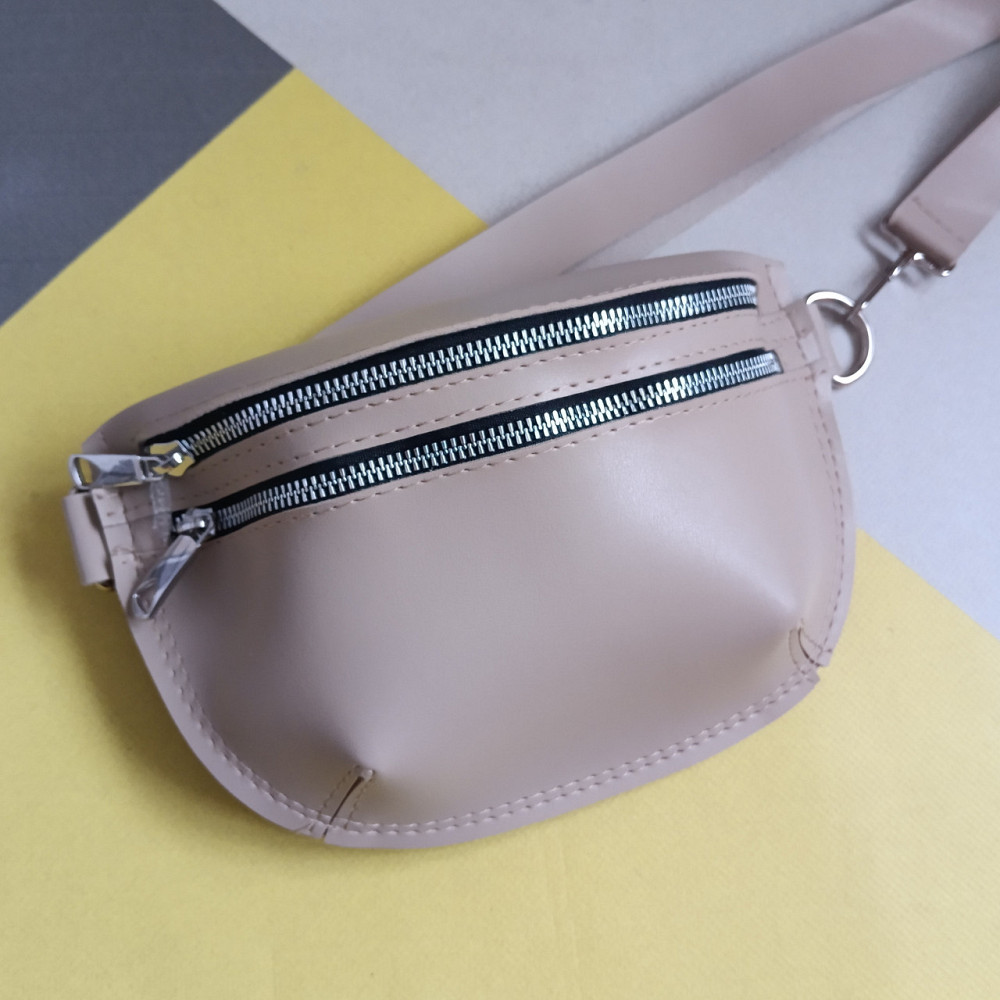 Сумка жіноча бананка кремова поясна сумка Київ - фото 1