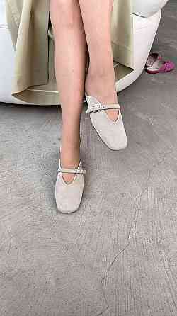 Olli Шльопанці жіночі літні із закритим носком, натуральна замша кавові OLLI Л-4-0072 р. 36-40 Коломия