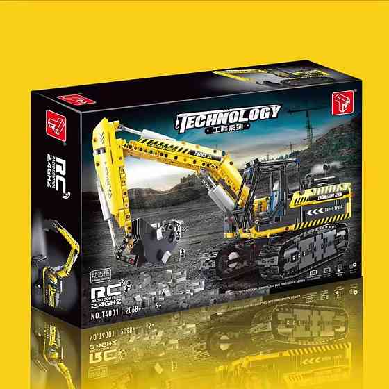 Конструктор детский экскаватор на дистанционном управлении на 2068 деталей Каменец-Подольский