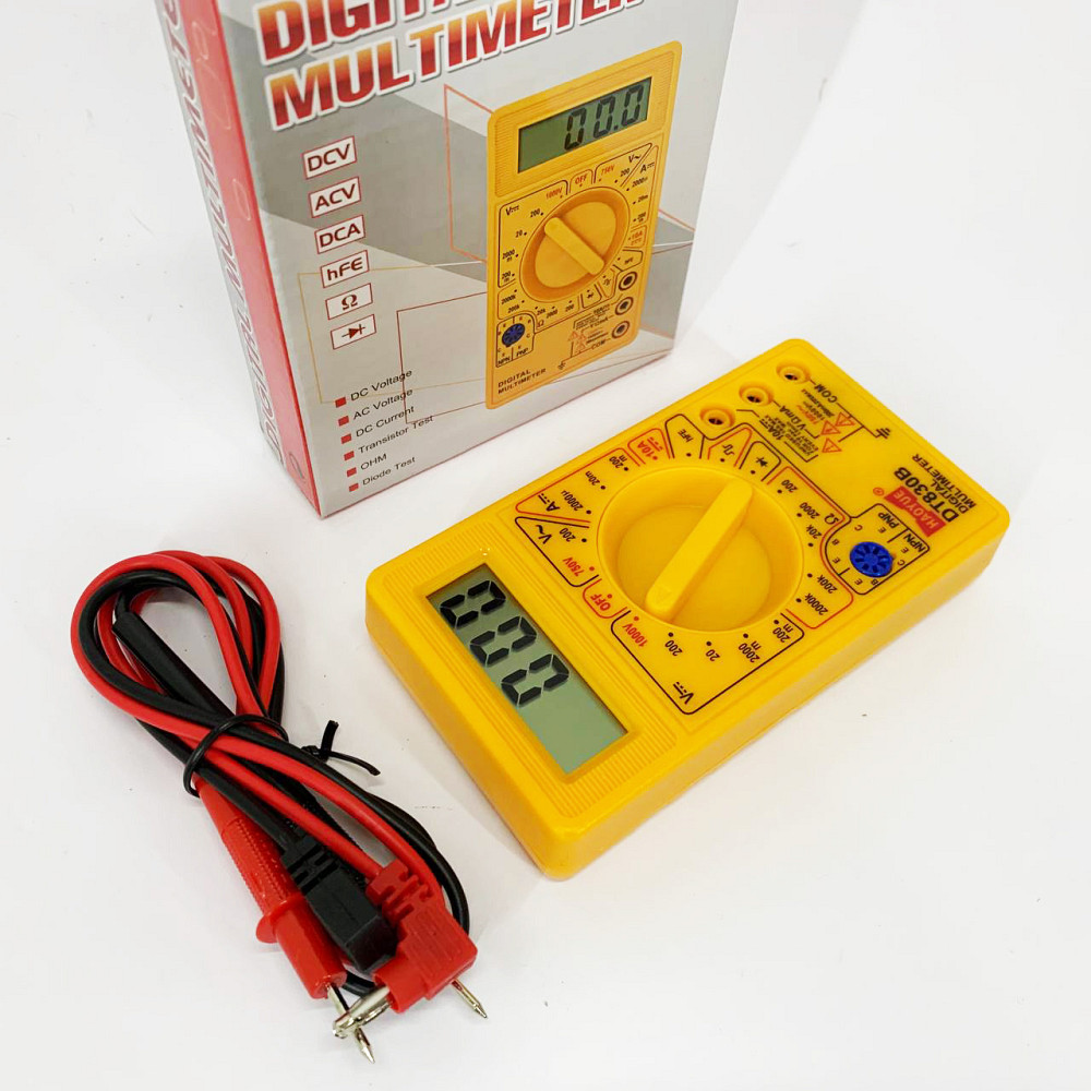 Універсальний високоточний мультиметр HAOYUE DT830B, Мультиметр для тестування електрообладнання MC-71 Івано-Франківськ - фото 8