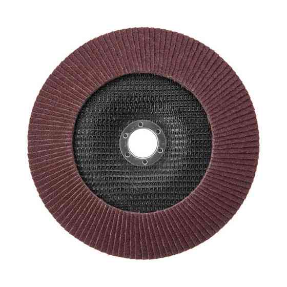 Диск шліфувальний пелюстковий, 180×22 мм, зерно K80, 7000 об/хв INTERTOOL BT-0228 Київ