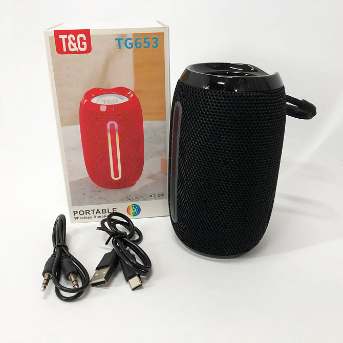 Беспроводная колонка переносная громкая TG653, Колонка с функцией зарядки, AK-150 Колонка-динамик bluetooth Киев - изображение 7
