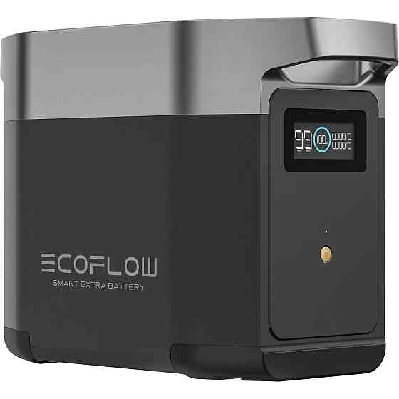 Додаткова батарея EcoFlow DELTA 2 Extra Battery ZMR330EB 1024 Вт·год для портативної електростанції, збільшення ємності, LiFePO4 акумулятор Миколаїв