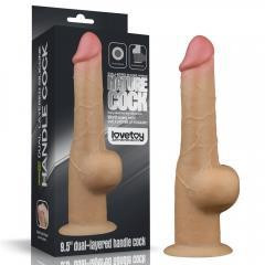 Фаллоимитатор - Dual-Layered Handle Cock 9.5