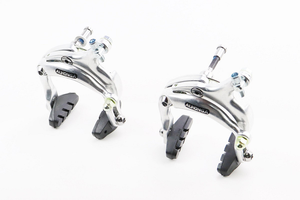 Гальмо ROAD V-brake кліщового типу, переднє+заднє, хід колодки 67-79мм, алюмінієве, HJ-1201AD Київ - фото 1