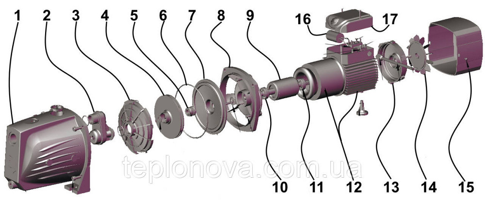 Насос відцентровий Optima JET100 PRIME 1,1 кВт Чернівці - фото 5