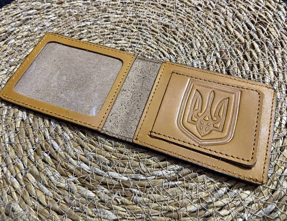 Обкладинка на посвідчення СВР (служба зовнішньої розвідки) Жовтий Київ - фото 4
