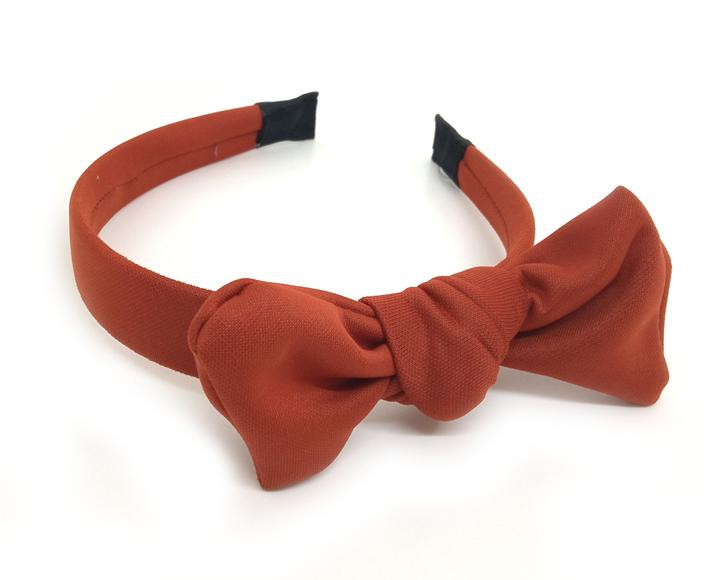 Обруч бант для волос коричневый Киев - изображение 1