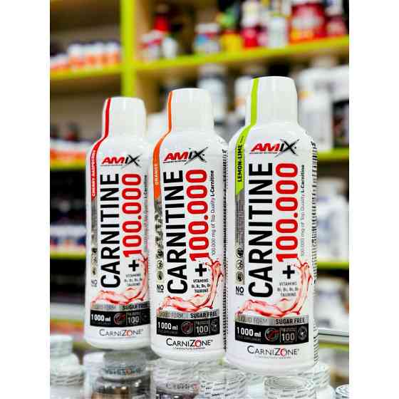 Жироспалювач Amix Nutrition Carnitine 100.000 1000 мл, Green Apple Луцьк