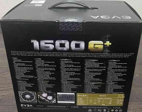 Блок — Живлення: EVGA Supernova 1600G+.Новий Київ