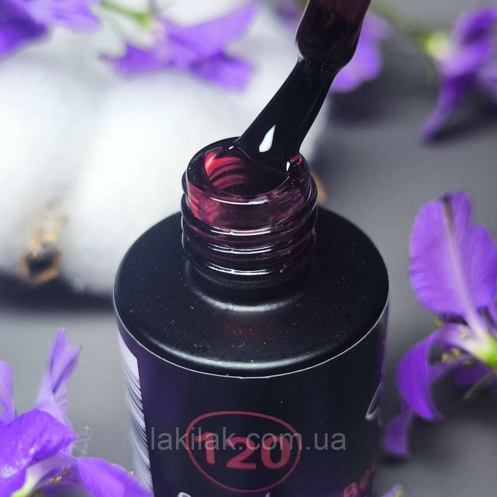 Гель-лак для нігтів Bee Nails 120 (вітражний вишневий) 8мл Херсон - фото 1