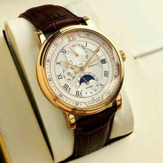 Водостойкие механические часы Borman Club golden Винница