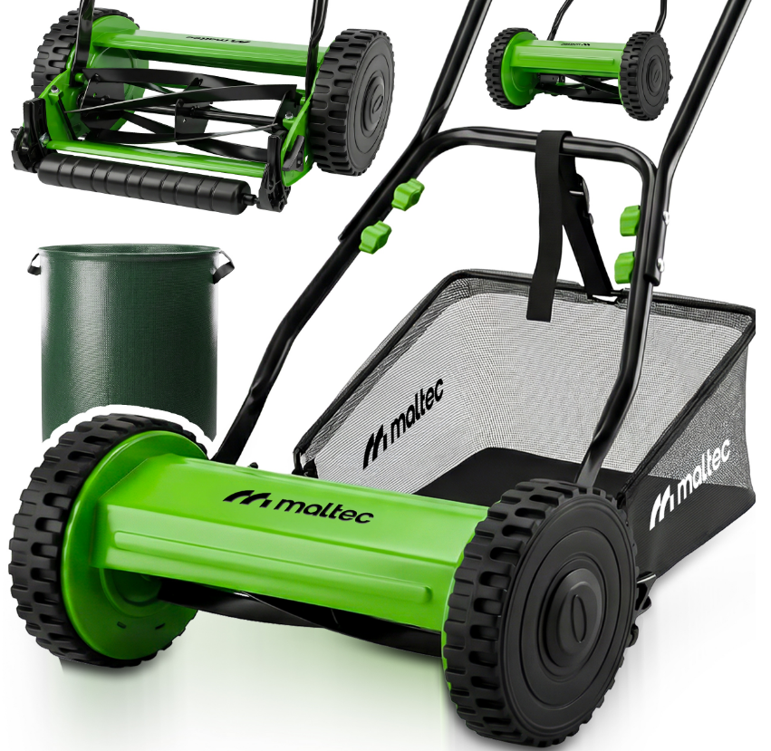 Ручна барабанна косарка з кошиком 22л 30см Maltec (Польща) Київ - фото 1