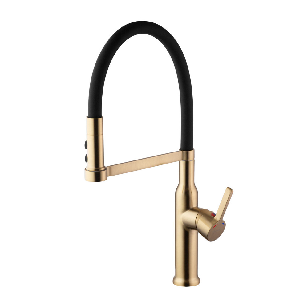 Смеситель для кухни Kroner KRP Ersel - GBG03112BLK Киев - изображение 5