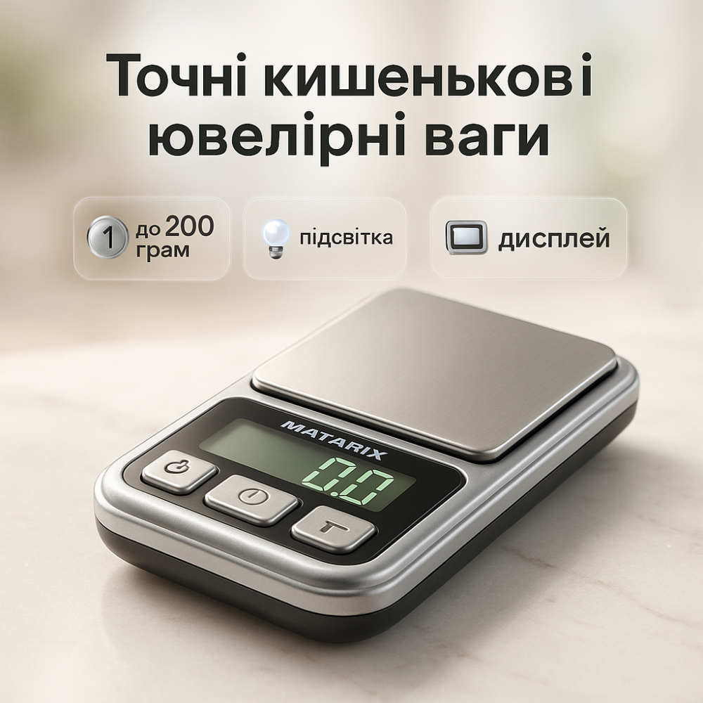 Портативные карманные ювелирные весы MATARIX, Ювелирные весы для точного измерения NS-67 Львов - изображение 13