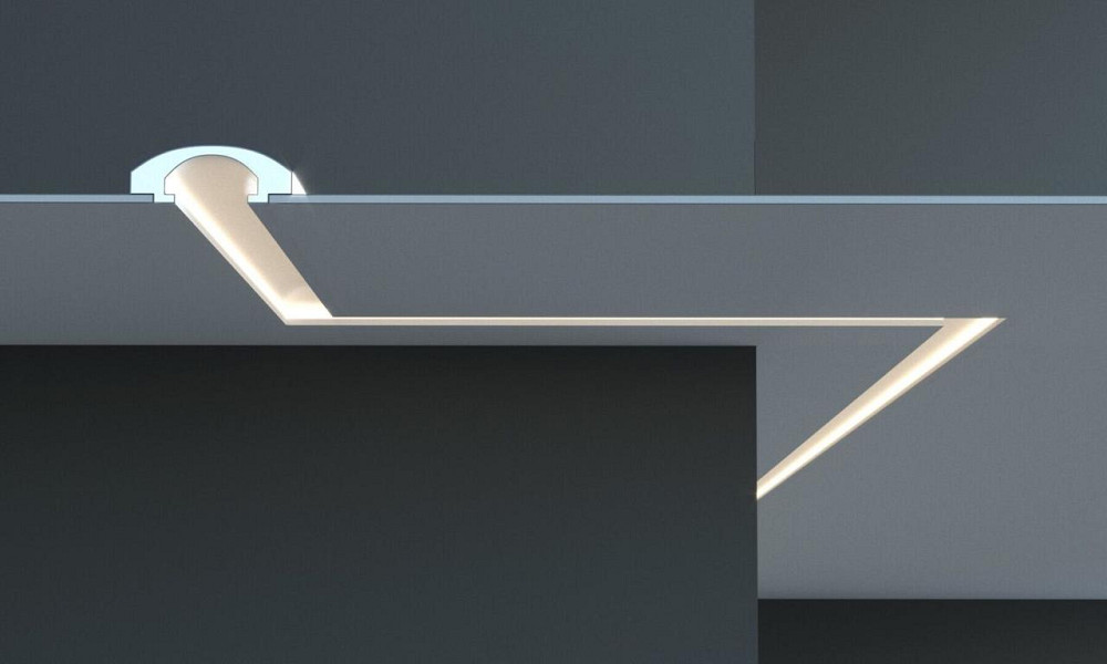 Карниз для LED освітлення серія D Tesori KD 112 Дніпро - фото 1